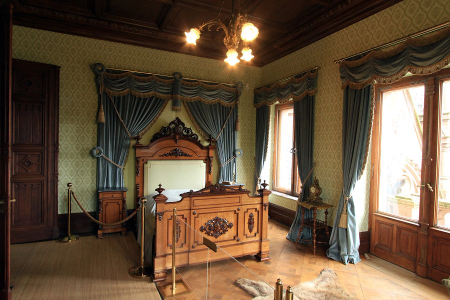 Schloss Bett Ausstellung Schlafzimmer