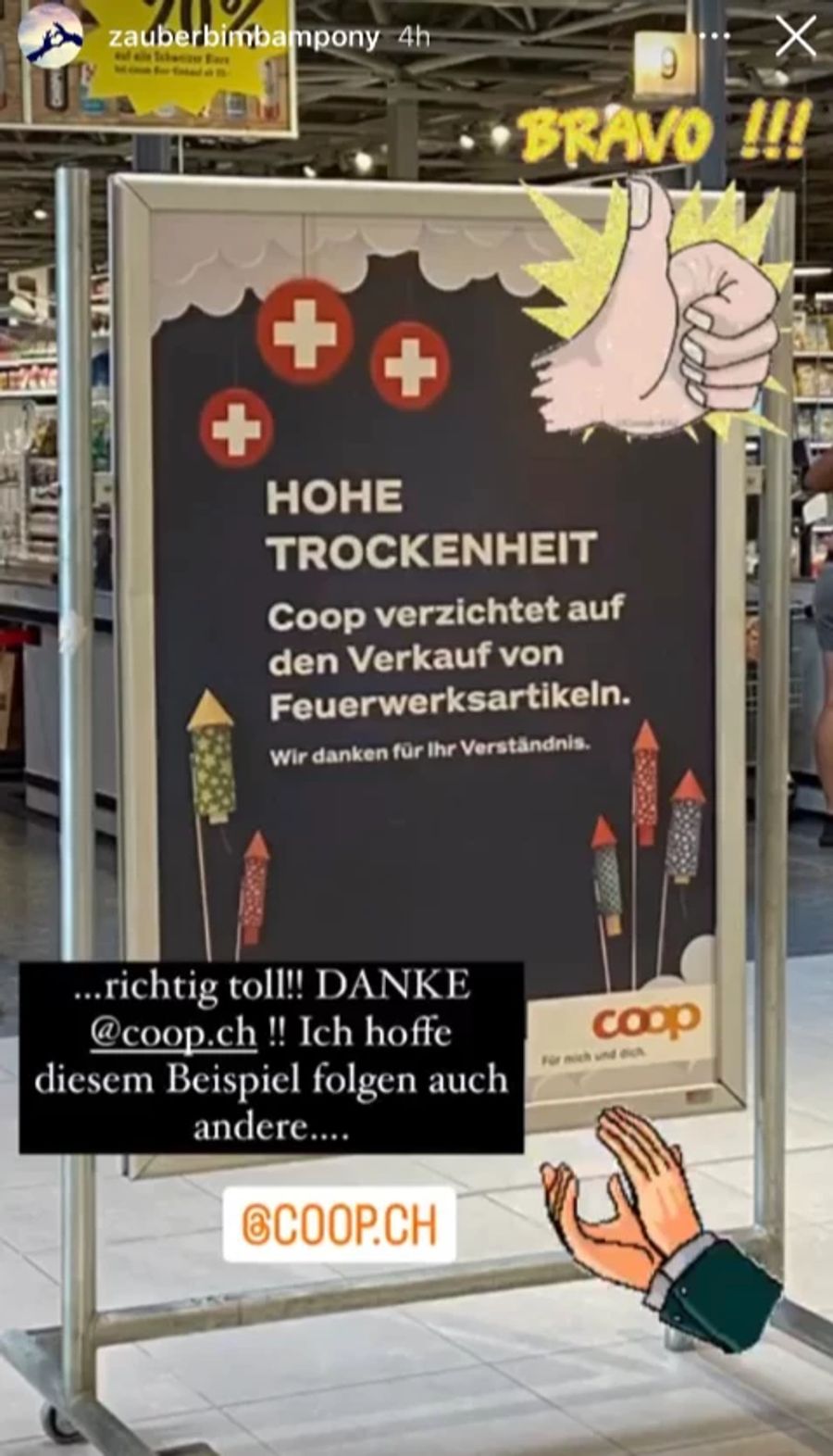 Auf Instagram Coop