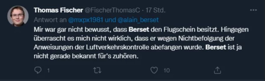 Diese User macht sich über Alain Berset lustig.