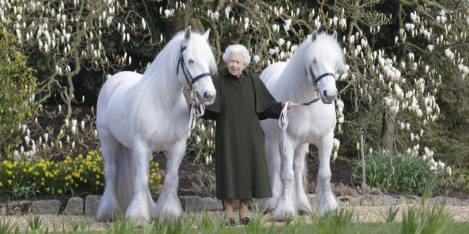 Mit Royal-Ponys - Queen lacht zum Geburtstag Gesundheits-Sorgen weg