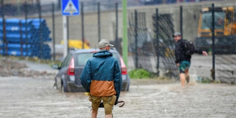 Überflutungen in Hagen im Juli 2021