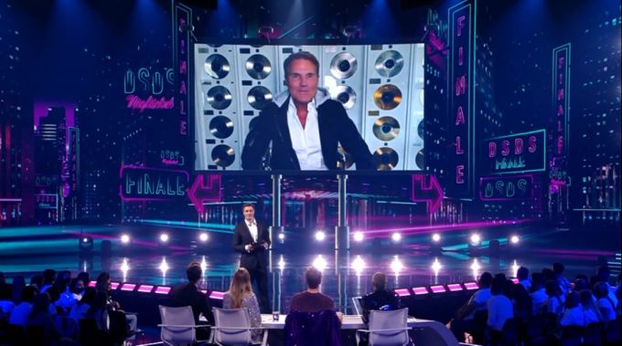 Plötzlich wurde Dieter Bohlen bei «Deutschland sucht den Superstar» zugeschaltet. Dieter Bohlen DSDS