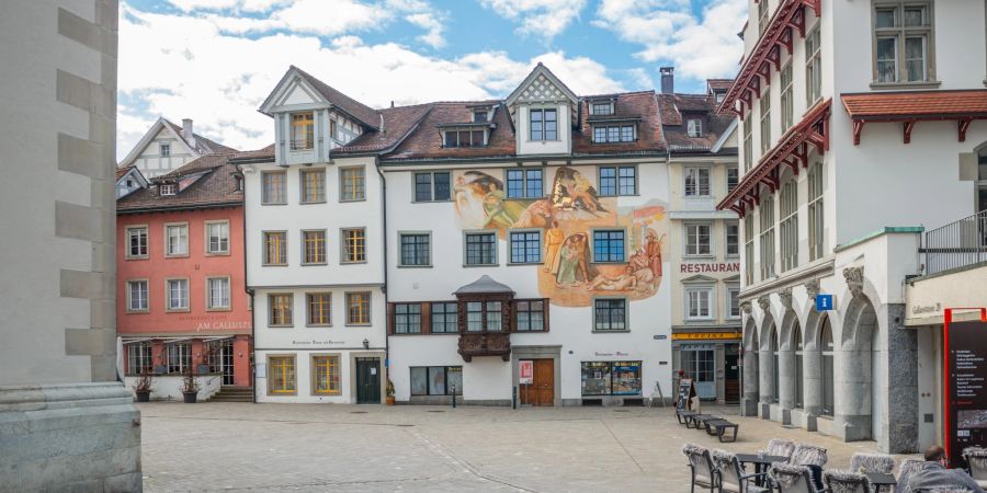 Das historische Zentrum der Stadt St. Gallen.