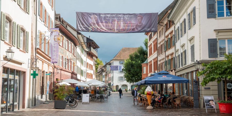 Die Marktgasse in Rheinfelden.