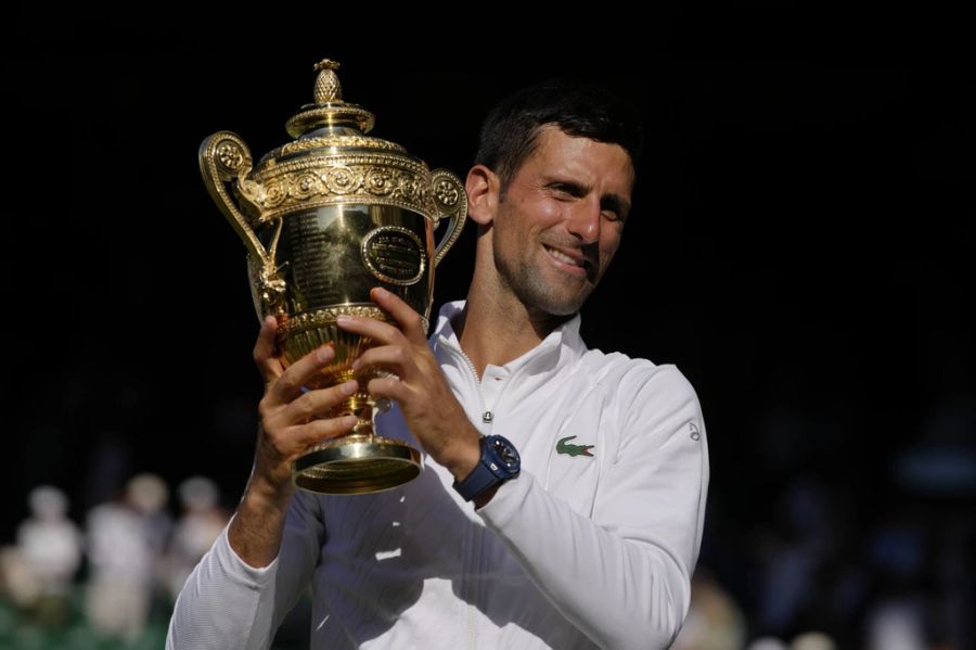 Mit seinem jüngsten Erfolg in Wimbledon steht Novak Djokovic bei 21 Major-Titeln.