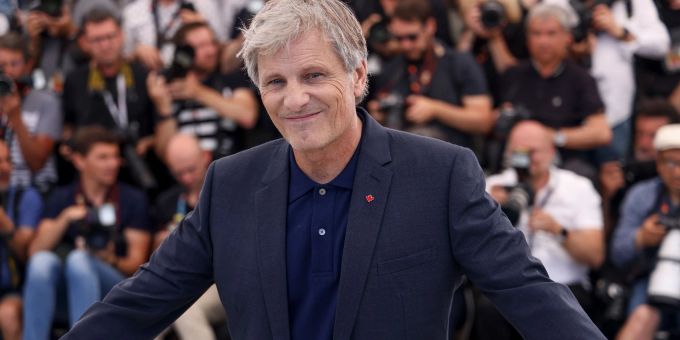 Schauspieler Viggo Mortensen in Cannes. Schauspieler Viggo Mortensen in Cannes.