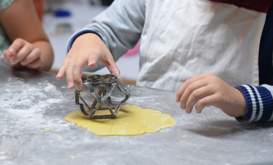 Keksteig Ausstechform Kind Backen