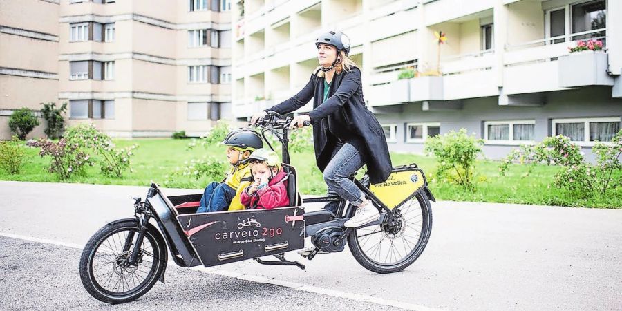Die Cargovelos sind ein beliebtes Transportmittel in Basel