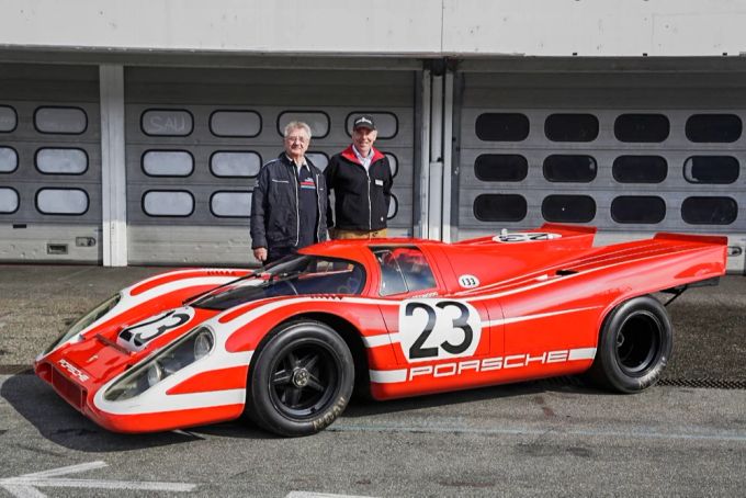 Der Porsche 917 holte 1970 den Gesamtsieg bei den 24 Stunden von Le Mans – das Streifendesign ist auf dem 963 wiederzuerkennen. Porsche 917