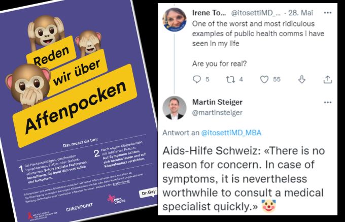 Kritik an der Affenpocken-Kampagne des BAG Kampagne Kritik Affenpocken BAG