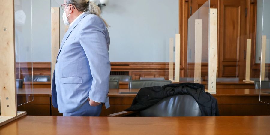 Udo Foht im Landgericht Leipzig.