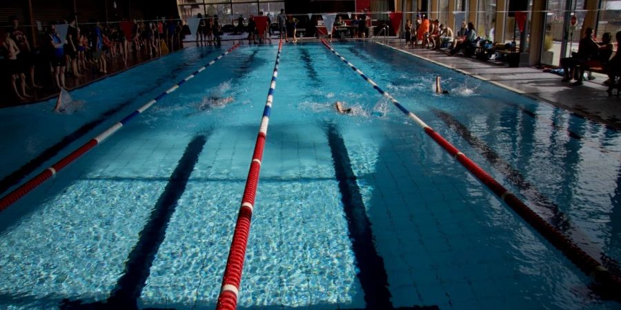 Der Schwimmclub Frutigen in Aktion. - Frutigen