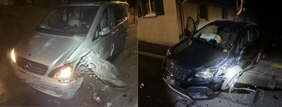 An den Fahrzeugen entstand ein Sachschaden