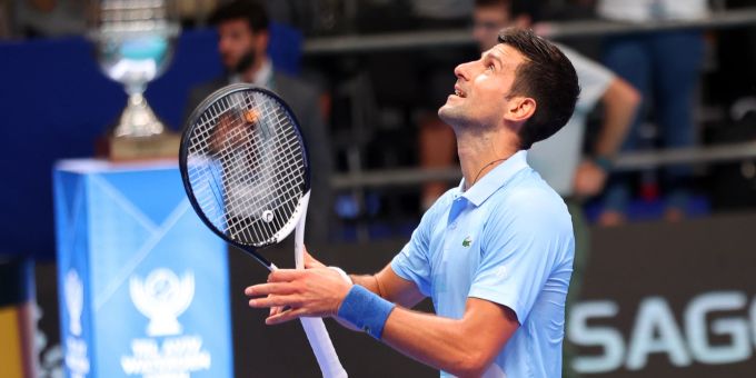 Zu lange weg? - Novak Djokovic sorgt mit Pausen-Fauxpas für Lacher