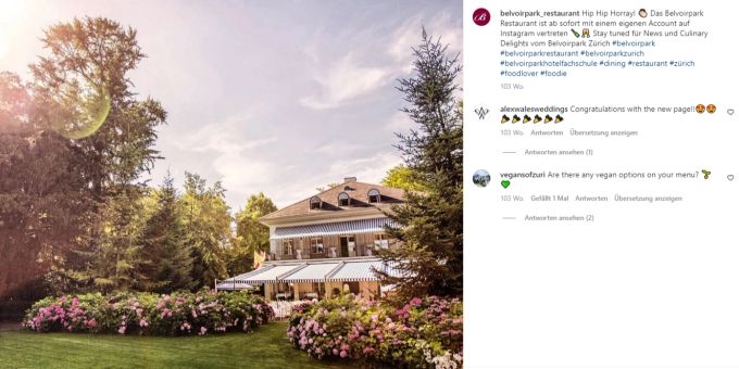 Dem Restaurant Belvoirpark stehen grosse Sanierungsarbeiten bevor. belvoirpark zürich