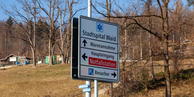 Das Stadtspital Zürich Waid. Das Stadtspital Zürich Waid.