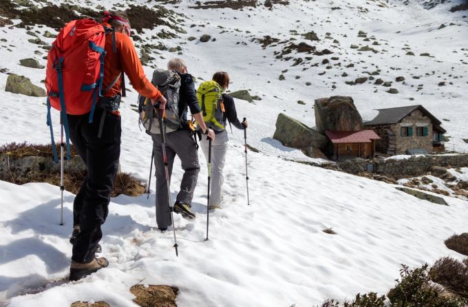 SAC-Hütten sind vor allem bei Wanderinnen und Wandern, Bergsteigerinnen und Bergsteigern beliebt. (Archivbild) SCHWEIZ SAC FERGENHUETTE