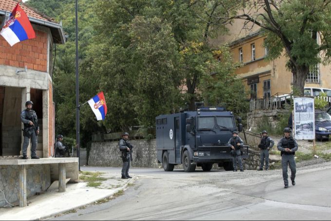 Im Nordkosovo kam es am 24. September zu schweren Kämpfen. Kosovo