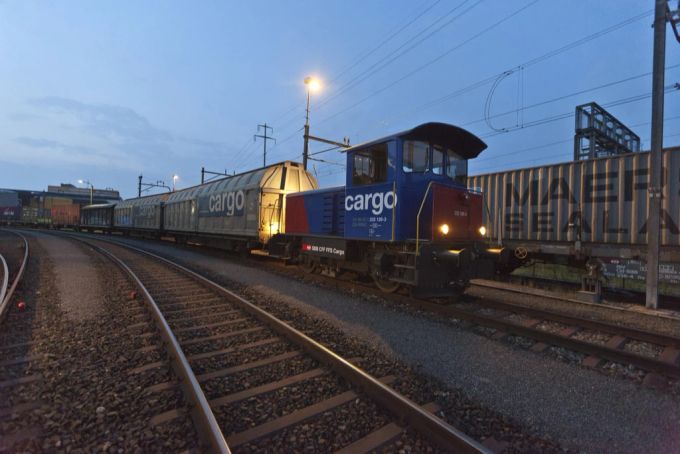 Ein Güterzug der SBB Cargo. SBB Cargo