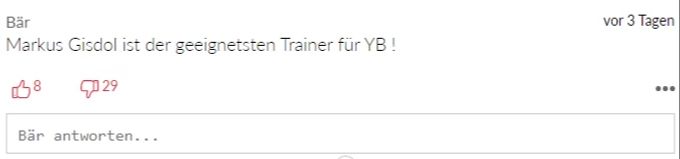 YB Trainer Leser-Kommentare