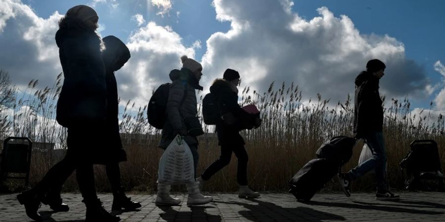 Rund 1,5 Millionen Menschen flohen bislang nach Polen