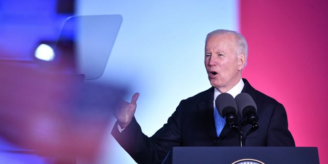 US president Joe Biden visits Poland