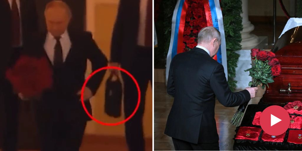 Wladimir Putin brings Atomkoffer with a Beardigung