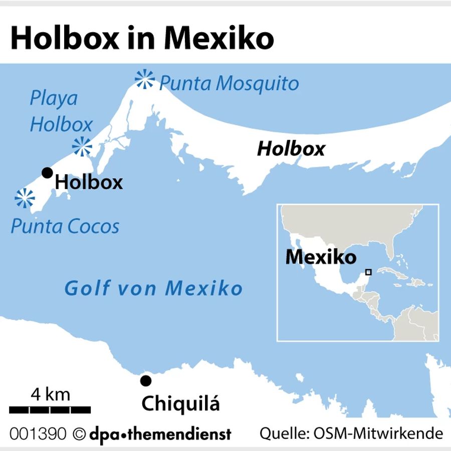 Grafik Yucatán Mexiko