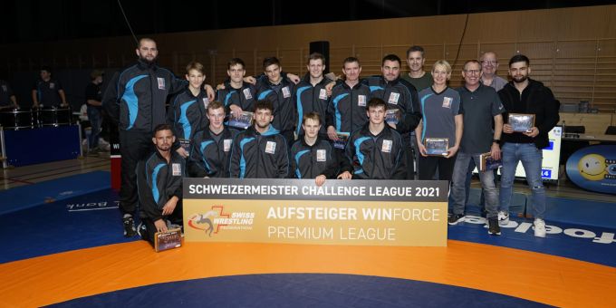 Die erste Mannschaft des Ringerclub Oberriet-Grabs mit Staff. - Grabs Die erste Mannschaft des Ringerclub Oberriet-Grabs mit Staff. - Grabs