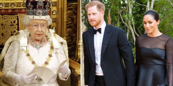 Die Queen feierte Jubiläum! Und Harry und Meghan? Die haben das wohl vergessen. Meghan Markle