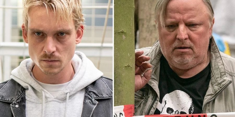 Kommissare unter Mordverdacht: Adam Schürk (Daniel Strässer) in «Tatort: Das Herz der Schlange» (Saarbrücken, l.) und Frank Thiel (Axel Prahl) in «Tatort: Des Teufels langer Atem» (Münster).