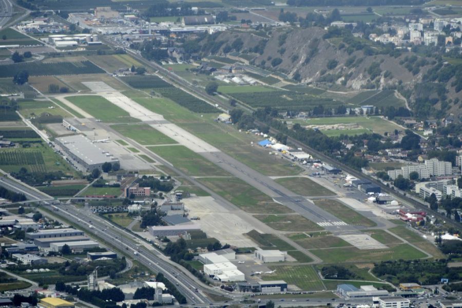 Seit Ausbruch der Pandemie haben Business-Flüge beim Flughafen Sion um zehn Prozent zugenommen.