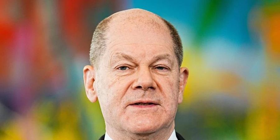 Bundeskanzler Olaf Scholz gab dem US-Fernsehsender CNN während seiner USA-Reise ein Interview. Foto: Michael Kappeler/dpa-Pool/dpa