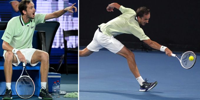 Jetzt gegen Nadal - Medvedev rastet bei Halbfinal-Sieg komplett aus