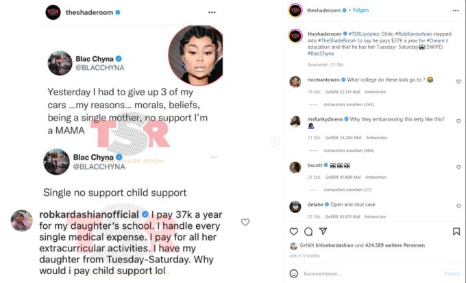 Auch Rob Kardashian rechnet mit Blac Chyna ab. blac chyna