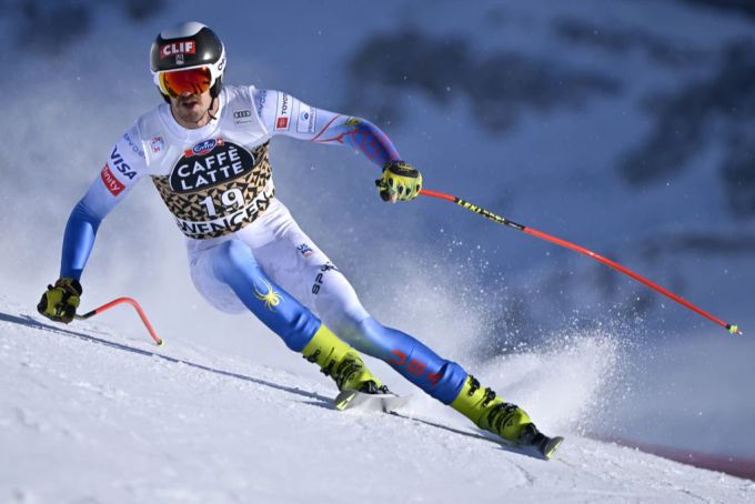 Bryce Bennett im Einsatz am Lauberhorn. Bryce Bennett Lauberhorn