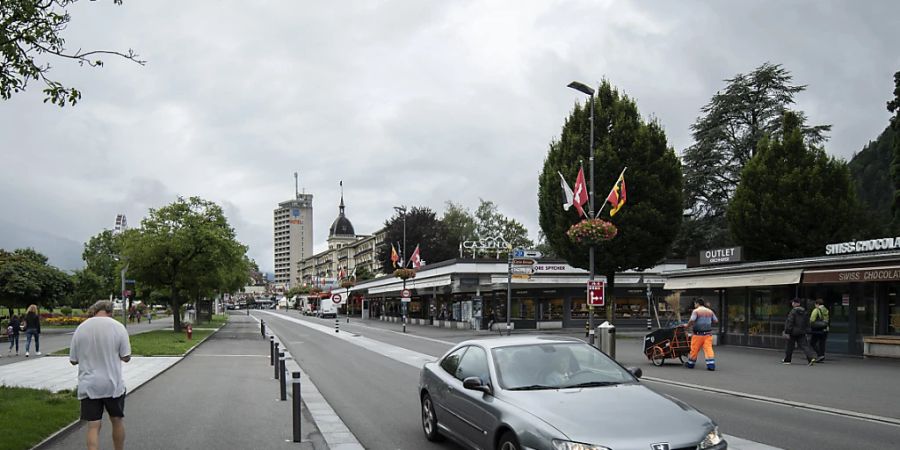 In einer Liegenschaft am Interlakner Höheweg (Bild) wurde das Opfer im Oktober 2020 tot aufgefunden. (Archivbild)