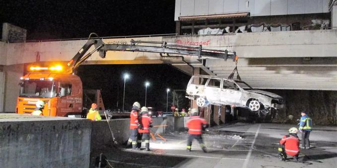 Es wurde niemand verletzt. Brand