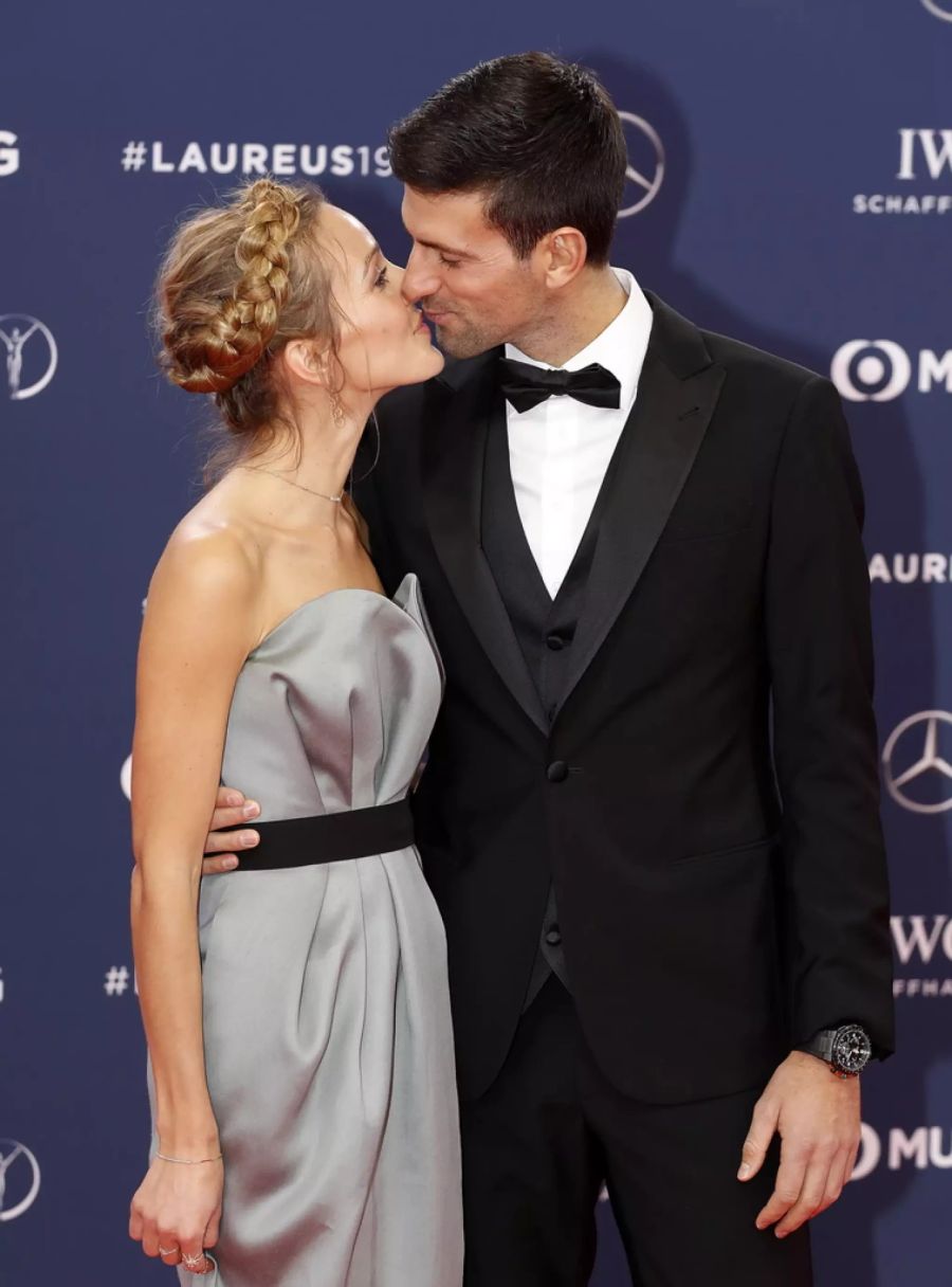 Novak und Jelena Djokovic sind seit ihrer Jugend ein Paar.