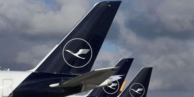 Flugzeuge der Lufthansa. lufthansa