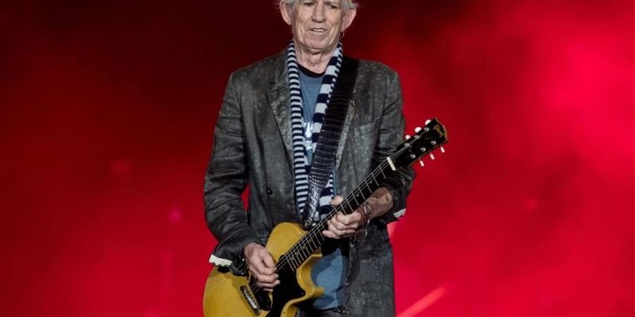 Keith Richards hat allen Grund zum Feiern. Foto: Sven Hoppe/dpa