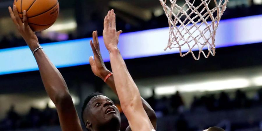 In Form: Clint Capela, Center der Houston Rockets, schafft ein weiteres Double-Double.