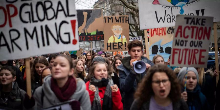 DemonstrationSt. Gallen Klimastreik