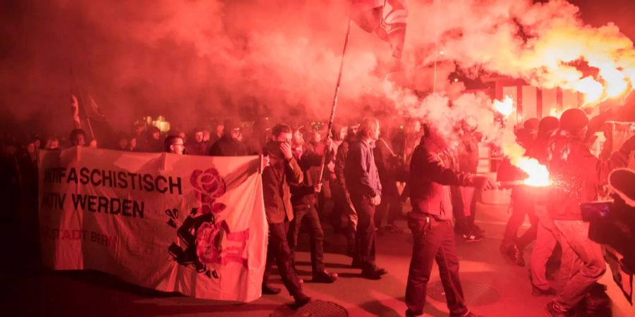 Reitschule Demonstration in Bern