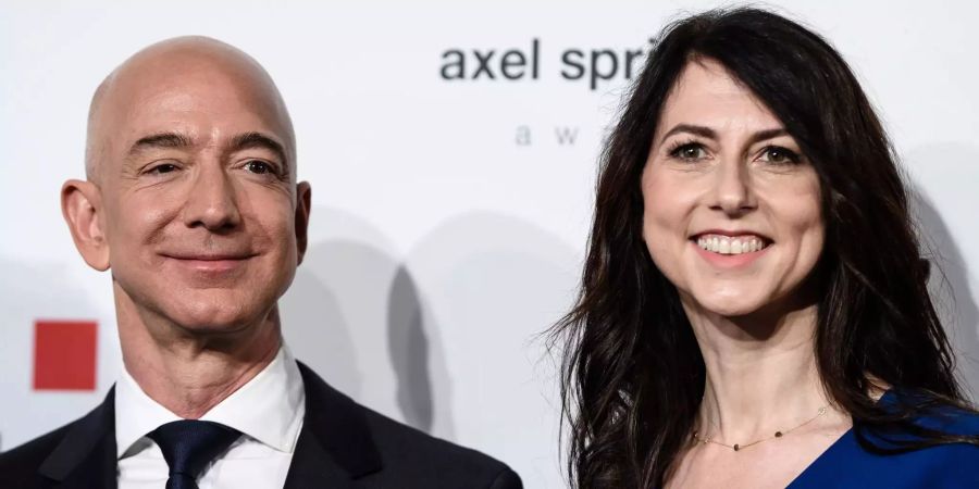 Jeff Bezos und seine Frau MacKenzie Bezos.