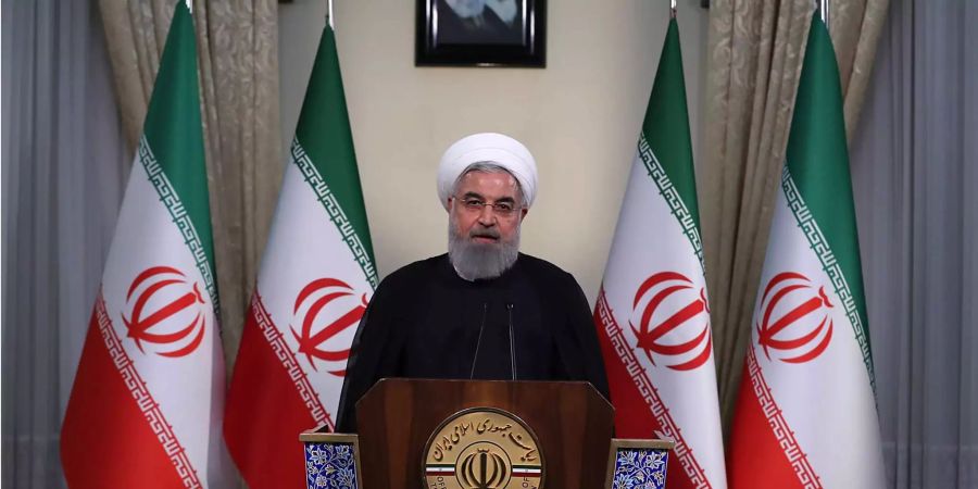 Irans Präsident Hassan Ruhani sprach sich dafür aus, dass das EU-Trio Deutschland, Frankreich und Grossbritannien die vertragsrechtliche Umsetzung des Vertrages garantieren.