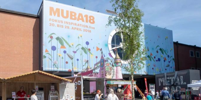 Am Freitag eröffnete die muba in Basel. Am Freitag eröffnete die muba in Basel.