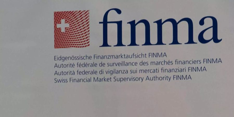 Das Logo der Eidgenössischen Finanzmarktaufsicht Finma.