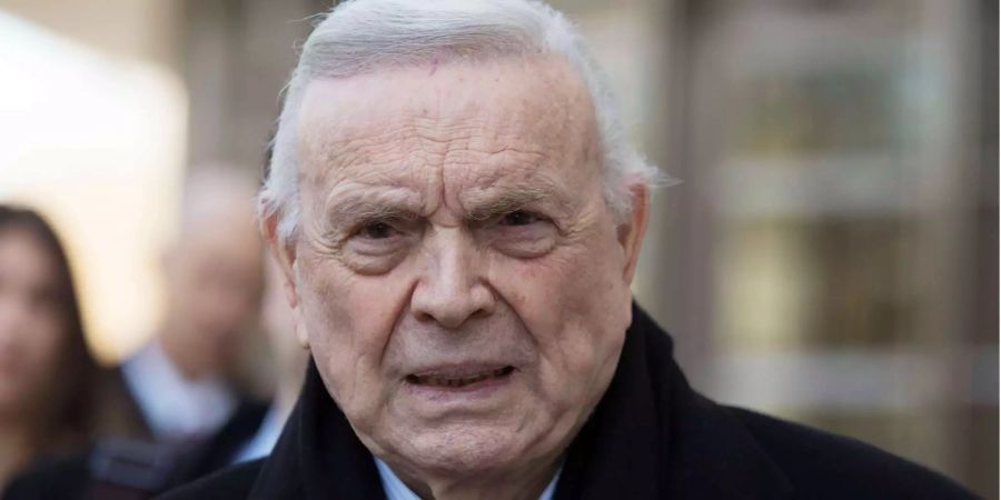 Jose Maria Marin, der frühere Präsident des brasilianischen Fussballverbands, vor dem Bundesgericht in New York.