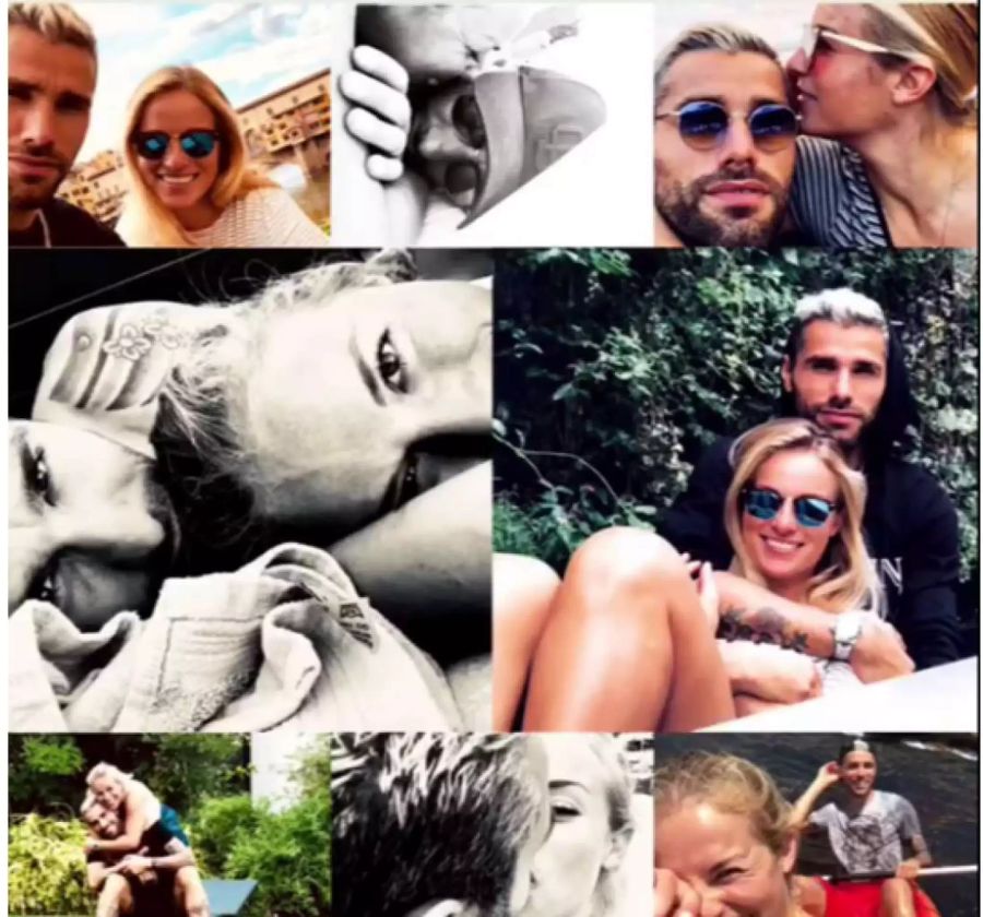 Lara Gut und Valon Behrami zeigen ihre Selfie-Sammlung.